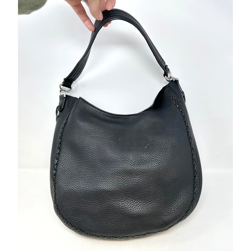 Rebecca Minkoff Unlined Convertible Slouchy Hobo Leather Bag Black